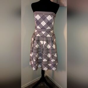 🍒WHBM Strapless Party Dress  Sz 4 NWOT